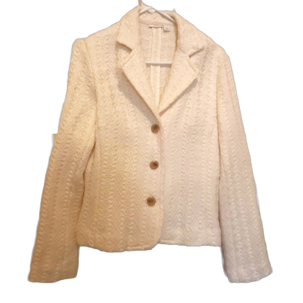 Vintage Apt 9 Women’s Jacket Cream Blazer